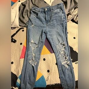 American Eagle super high rise dream jean jeggings